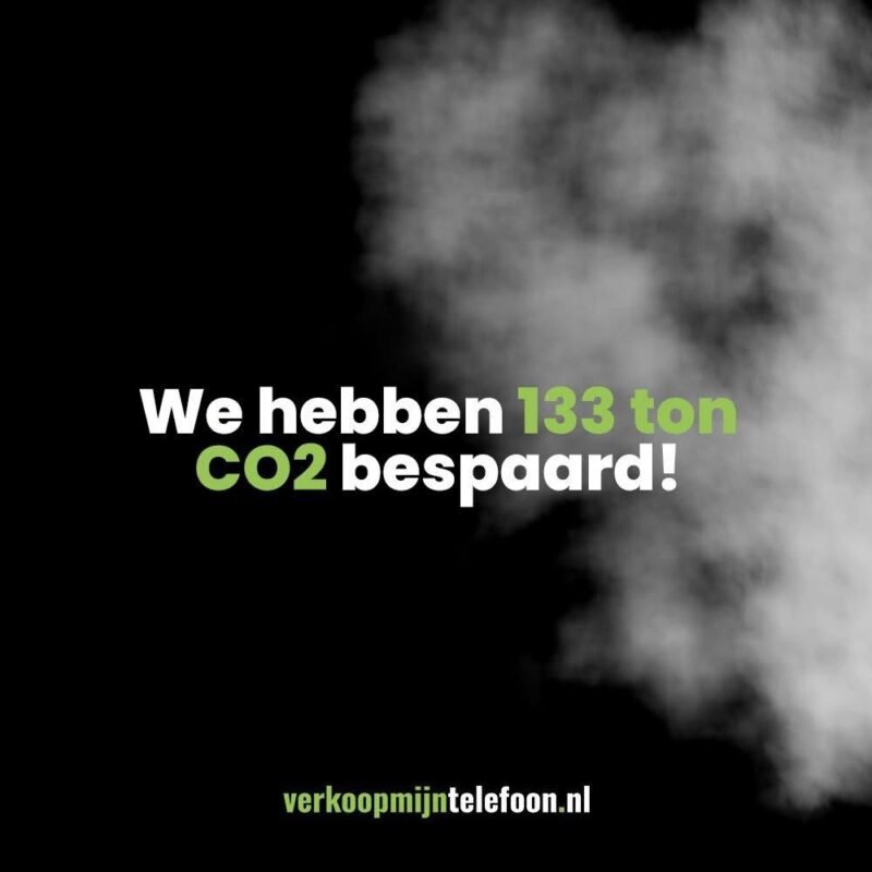 CO2 besparing verkoop mijn tablet